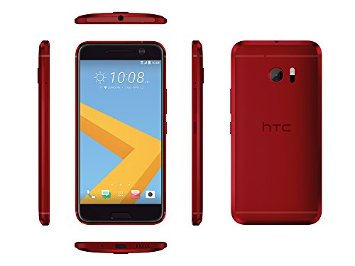 HTC 10 32GB GSM Unlocked LTE Quad-Core Android Phone w/ 12MP Camera - (International) Red