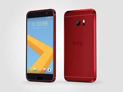 HTC 10 32GB GSM Unlocked LTE Quad-Core Android Phone w/ 12MP Camera - (International) Red