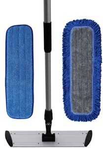 ultimate microfiber mop kit - elevate your floor cleaning game! 24 inch kit
