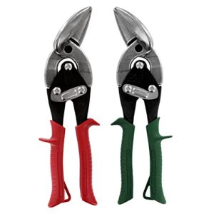 midwest tools and cutlery mwt-6510c midwest snips forged blade offset aviation snips set (pack of 2)