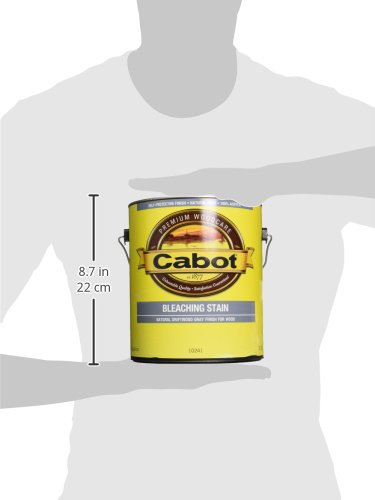 Cabot Bleaching Wood Stain, Driftwood Gray, 1 Gallon