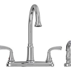 Tinley 7408400.002 Kitchen Faucet With Side Spray Lever Handle