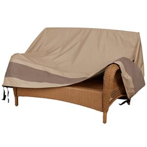 Duck Covers Elegant Waterproof Patio Loveseat Cover, 60 Inch