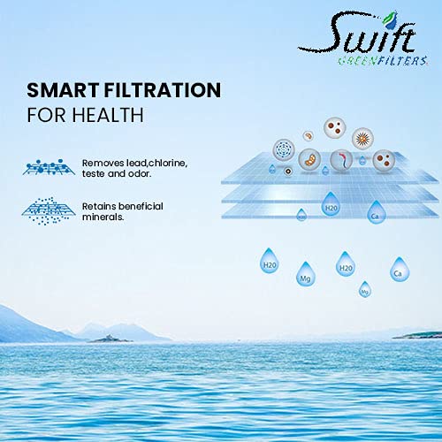Swift Green Filters Replacement water filter for cartridge BH2, Everpure EV9612-50 EP35R, SGF-96-22 VOC-Chlora-L-S-B
