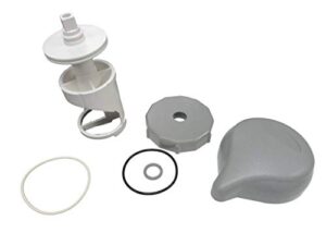 american spa parts diverter valve 4" kit sundance® 01-3 teardrop knob, cap, o-rings,stem hot tub