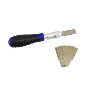 astro pneumatic tool tools 9531 universal razor edged scraper & 10 blades