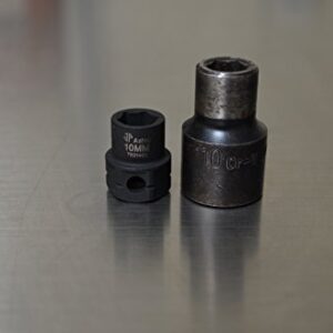 Astro Tools 78314 14-Piece 3/8" Drive Low Profile Nano Impact Sockets - Metric