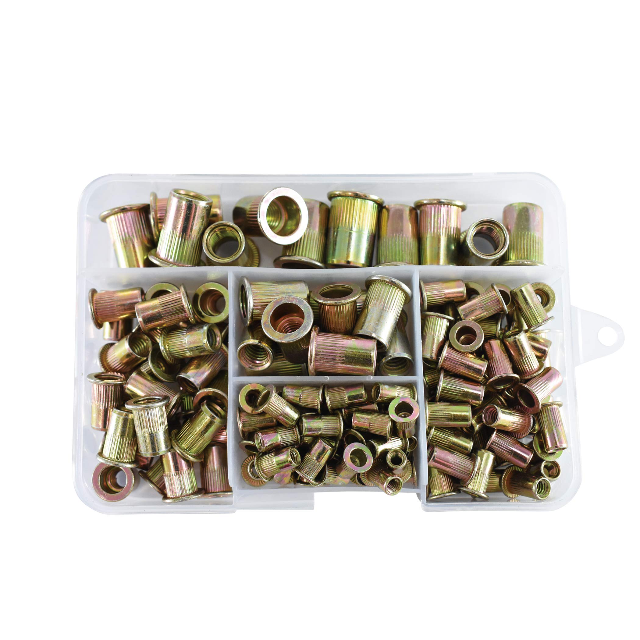 Astro Pneumatic Tool RN120 120-Piece Steel Rivet Nut Assortment - SAE