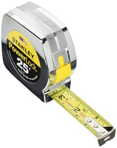 stanley hand tools 33-425 1" x 25' powerlockÂ ii professional tape measure