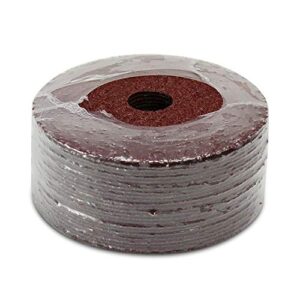 BHA Aluminum Oxide Resin Fiber Sanding and Grinding Discs, 4.5” x 7/8”, 36 Grit - 25 Pack