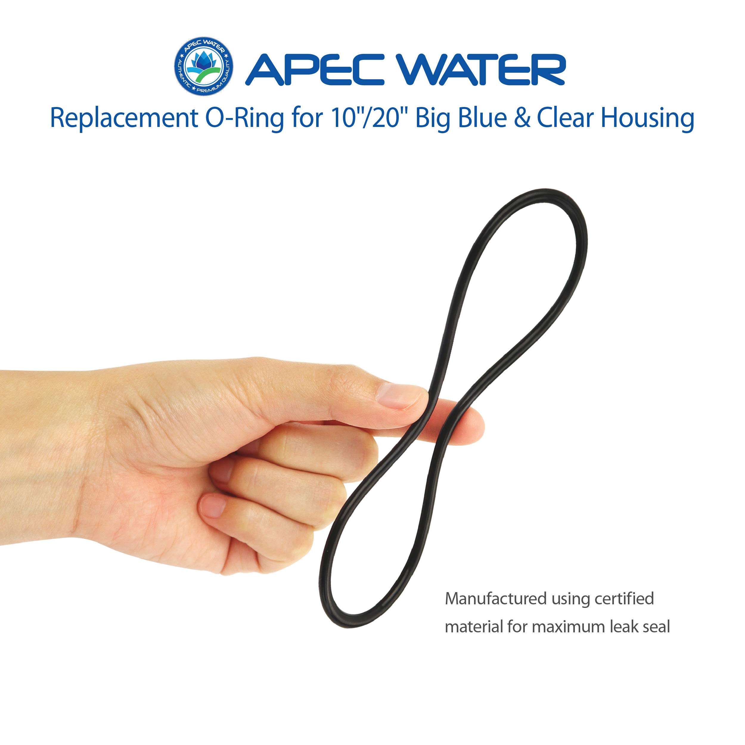 APEC Water Systems Replacement O-Ring For 10" or 20" Big Blue and Clear Water Filter Housing (O-RING-HB)