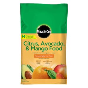 miracle-gro citrus, avocado, & mango food, 20 lb.