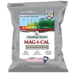 jonathan green (11353) mag-i-cal soil food for lawns in acidic soil - soil amendment for grass (5,000 sq. ft.)