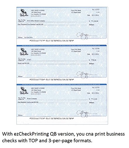 ezCheckPrinting for QuickBooks/Quicken, Version 9