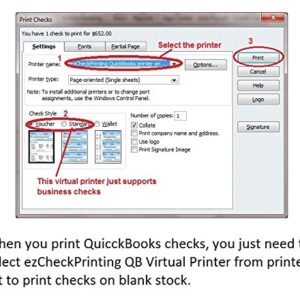 ezCheckPrinting for QuickBooks/Quicken, Version 9