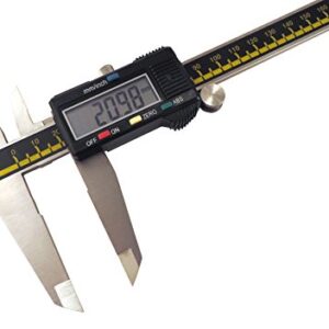 Absolute Digital Caliper 12” / 300 mm Digital Calipers Accurate to 0.0015”/12” Hardened Stainless Steel ODC-12