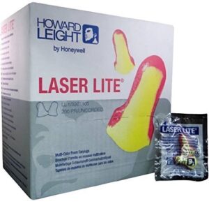 howard leight laser lite foam earplugs no cords - ms92260 (1 box) by howard leight