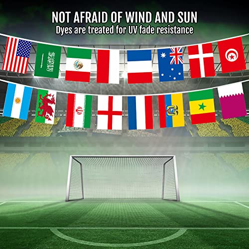 1st Choice 82 Feet 8.2'' x 5.5'' International String Flags Banners,100 Countries Flags World Flags Pennant Banner for Olympics,Grand Opening,Sports Clubs,Party Events Decorations