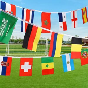 1st Choice 82 Feet 8.2'' x 5.5'' International String Flags Banners,100 Countries Flags World Flags Pennant Banner for Olympics,Grand Opening,Sports Clubs,Party Events Decorations