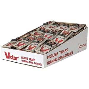 victor m154 metal pedal mouse trap, (pack of 8)