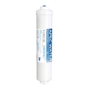 apec water systems fi-cab12-qc commercial-grade us made inline carbon post-filter 12" 3/8" output