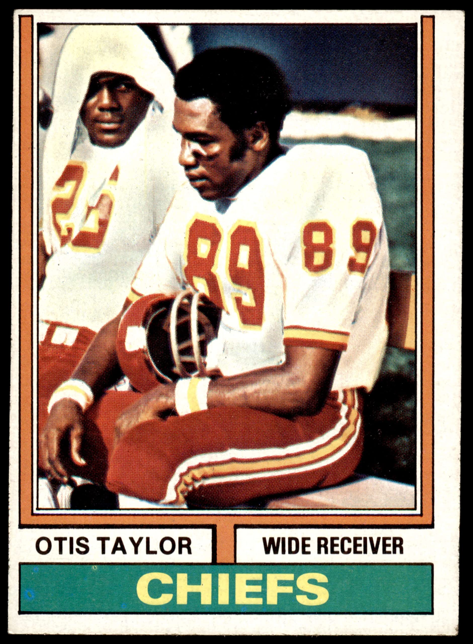 1974 Topps # 520 Otis Taylor Kansas City Chiefs (Football Card) VG/EX Chiefs Prairie View