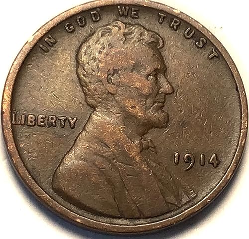 1914 P Lincoln Wheat Cent Penny Seller Fine