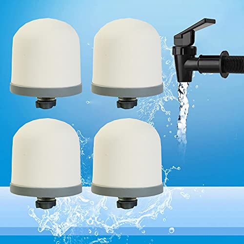 Huining 2PCS Ceramic Dome Replacement Filter for Household Water Bucket Filtration System Water Pitcher