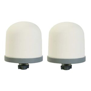 Huining 2PCS Ceramic Dome Replacement Filter for Household Water Bucket Filtration System Water Pitcher