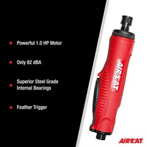 AIRCAT Pneumatic Tools 6260 1.0 HP Composite Straight Die Grinder 22,000 RPM