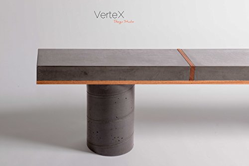 Concrete Black Bench