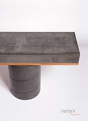 Concrete Black Bench