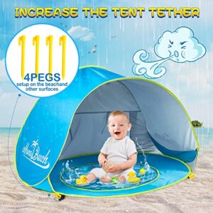 Monobeach Baby Beach Tent Pop Up Portable Shade Pool UV Protection Sun Shelter for Infant