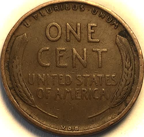 1909 P VDB Lincoln Wheat Cent Penny Seller Fine