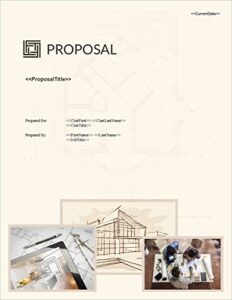 proposal pack architecture #3 - business proposals, plans, templates, samples and software v20.0