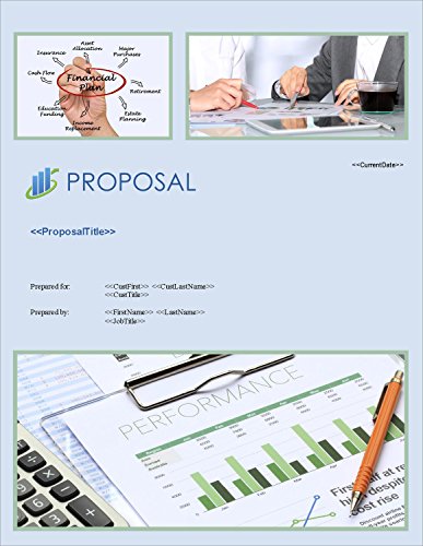 Proposal Pack Financial #4 - Business Proposals, Plans, Templates, Samples and Software V20.0