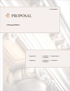 proposal pack justice #2 - business proposals, plans, templates, samples and software v20.0