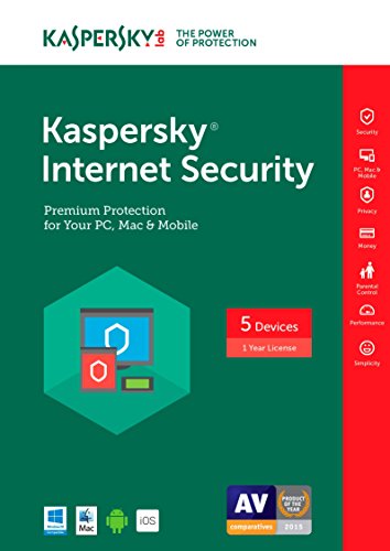 Kaspersky Internet Security 2017 | 5 Device | 1 Year | Download [Online Code]