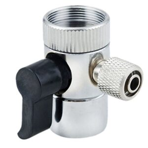 hooye diverter valve for counter top water filters faucet adapter 1/4 inch