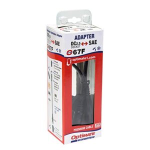 TecMate Optimate Cable O-67F, DC 2.5 Socket - SAE