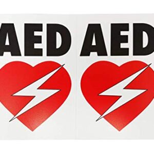 CPR Savers Foldable Panel AED Wall Sign for Business, School, Restaurant, Office or Any Public Place (1)