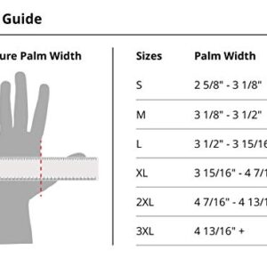 212 Performance Touch-screen Compatible, High Grip Gloves for Mechanics, High Dexterity, Adjustable Closure, Black, Medium