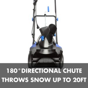 Snow Joe SJ615E Electric Walk-Behind Single-Stage Snow Blower, 15-inch, 11-Amp