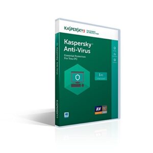 kaspersky lab anti-virus 2017 - 1 device/1 year/[key code] (includes 2015 award)