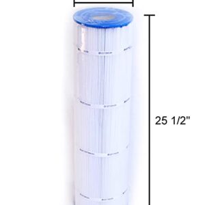 Pool Filter 4-Pack Compatible Replacement for Swim Clear C4500, C4520; Replaces CX875XRE, Unicel C-7489, Filbur FC-1275, & Pleatco PA112 Filter Cartridges