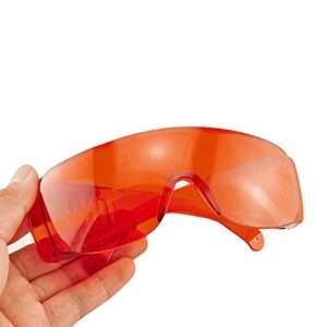 vinmax red goggle glasses lab eye protection safety glasses transparent dental protective eye curing light whitening -2022 new upgrade