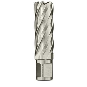 euroboor annular cutter - 11/16" diameter hss cutter & pin with 2" cut depth & weldon shank - hcl.11/16