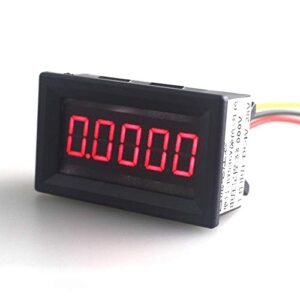 eaglerich mini car led display digital voltmeter dc 4-30v 0.36" 5 digit voltage panel meter red 3 wires