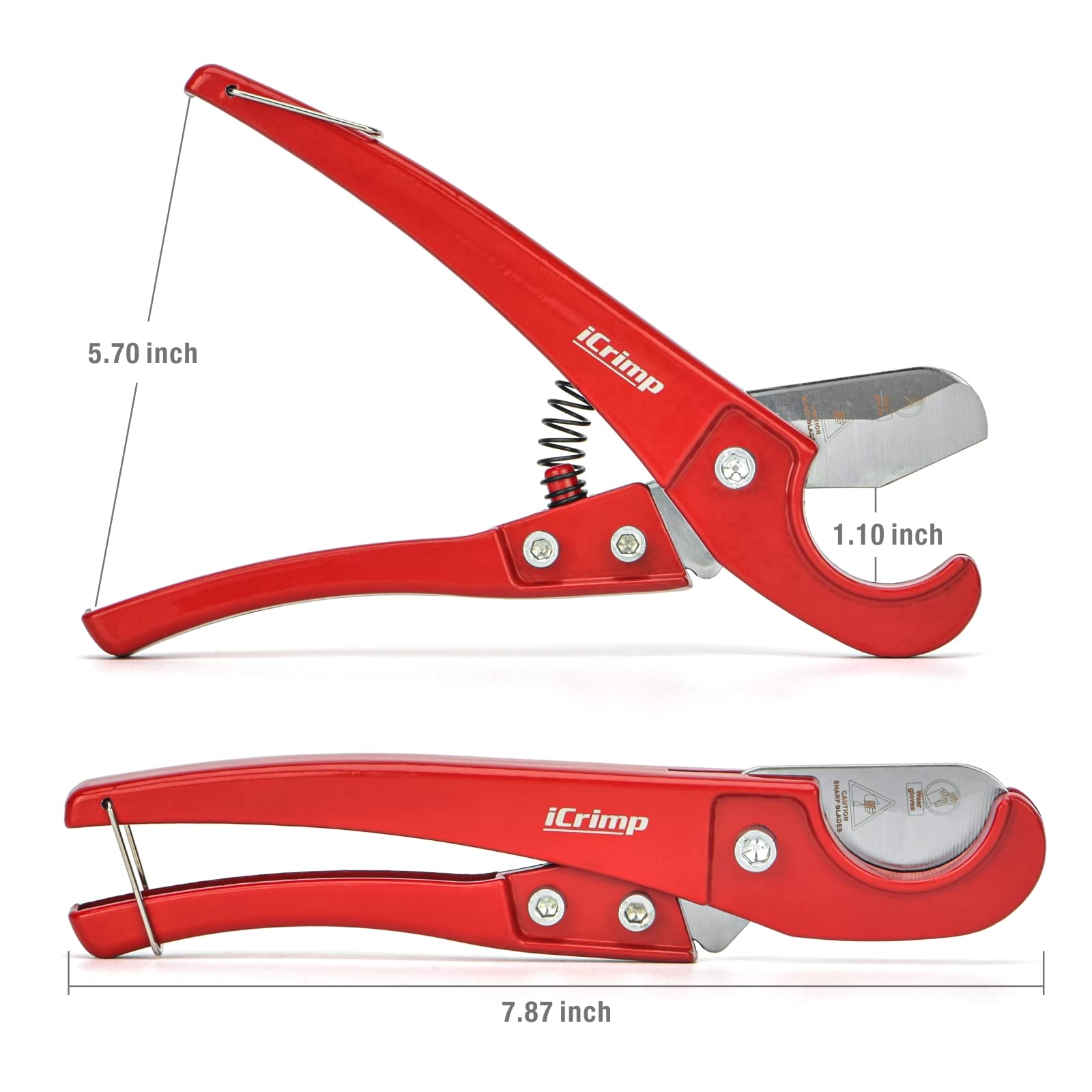 Pex Tubing Cutter for 1/8,1/4, 3/8, 1/2, 3/4-inch up to 1-inch Pex Pipe Cutter