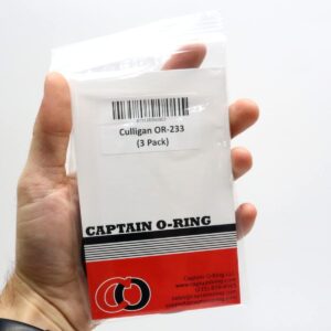 Captain O-Ring - Culligan Compatible OR-233 Replacement Water Filter Housing ORings (3 Pack) [Also Called HOR4, 151231-51, 411310, 151231, WP113045]